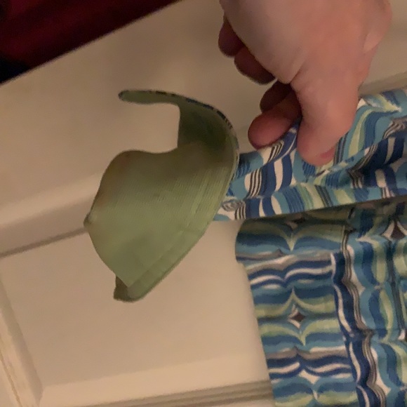 Turquoise and lime green jacket - Picture 3 of 3